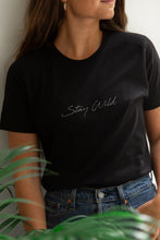 Load image into Gallery viewer, Stay Wild Tee Black